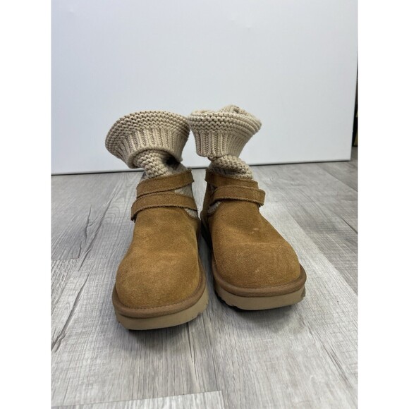 Women's UGG Purl Strap Boot Chestnut Size 7 #1098080 Winter Fall Cozy Warm S - Picture 2 of 8
